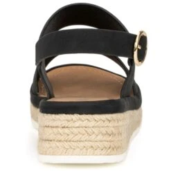 OLIVIA MILLER Women's Double-Strap Slingback Sandals -All Shoe Shop 2082925 001 alt4