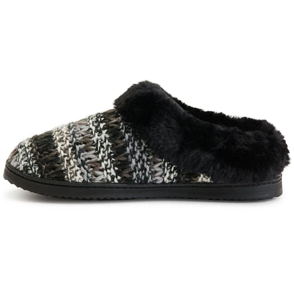 FAMOUS MAKER Women's Cora Striped Knit Clogs 3 FAMOUS MAKER Women's Cora Striped Knit Clogs - Image 3