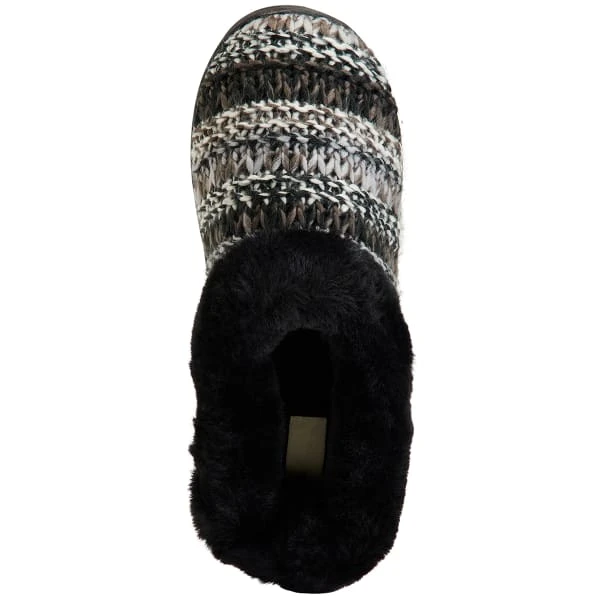 FAMOUS MAKER Women's Cora Striped Knit Clogs 4 FAMOUS MAKER Women's Cora Striped Knit Clogs - Image 4