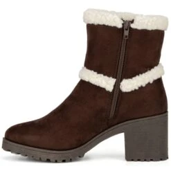 OLIVIA MILLER Women's Andrea Stacked Heel Bootie -All Shoe Shop 2084502 201 alt2