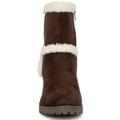 OLIVIA MILLER Women's Andrea Stacked Heel Bootie -All Shoe Shop 2084502 201 alt3