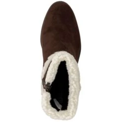 OLIVIA MILLER Women's Andrea Stacked Heel Bootie -All Shoe Shop 2084502 201 alt4