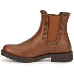 OLIVIA MILLER Women's Belle Studded Chelsea Boots -All Shoe Shop 2084671 203 alt2