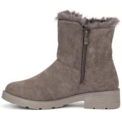 OLIVIA MILLER Women's Rosemary Faux Fur Boots -All Shoe Shop 2084674 004 alt2