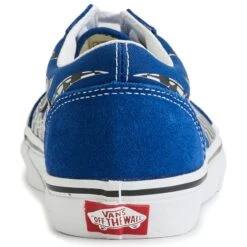 VANS Little Boys' Old Skool Reflect Check Flame Shoes -All Shoe Shop 2085443 408 alt4