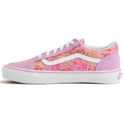 VANS Little Girls' Rose Camo Old Skool Shoes -All Shoe Shop 2085444 607 alt2