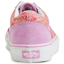 VANS Little Girls' Rose Camo Old Skool Shoes -All Shoe Shop 2085444 607 alt4