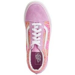 VANS Little Girls' Rose Camo Old Skool Shoes -All Shoe Shop 2085444 607 alt5