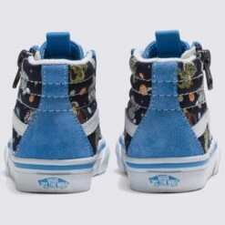 VANS Toddlers' Glow Cosmic Zoo SK8-HI Reissue Side-Zip Shoes -All Shoe Shop 2085445 408 alt2