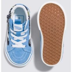 VANS Toddlers' Glow Cosmic Zoo SK8-HI Reissue Side-Zip Shoes -All Shoe Shop 2085445 408 alt3