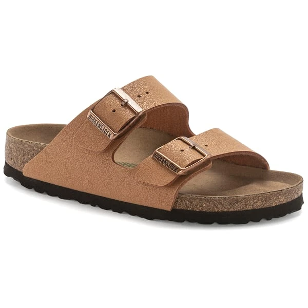 BIRKENSTOCK Women's Arizona Vegan Birkibuc Sandal, Narrow 1 BIRKENSTOCK Women's Arizona Vegan Birkibuc Sandal, Narrow
