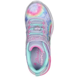SKECHERS Girls' Flutter Heart Lights - Groovy Swirl Shoes 10 SKECHERS Girls' Flutter Heart Lights - Groovy Swirl Shoes -All Shoe Shop 2090306 508 alt4