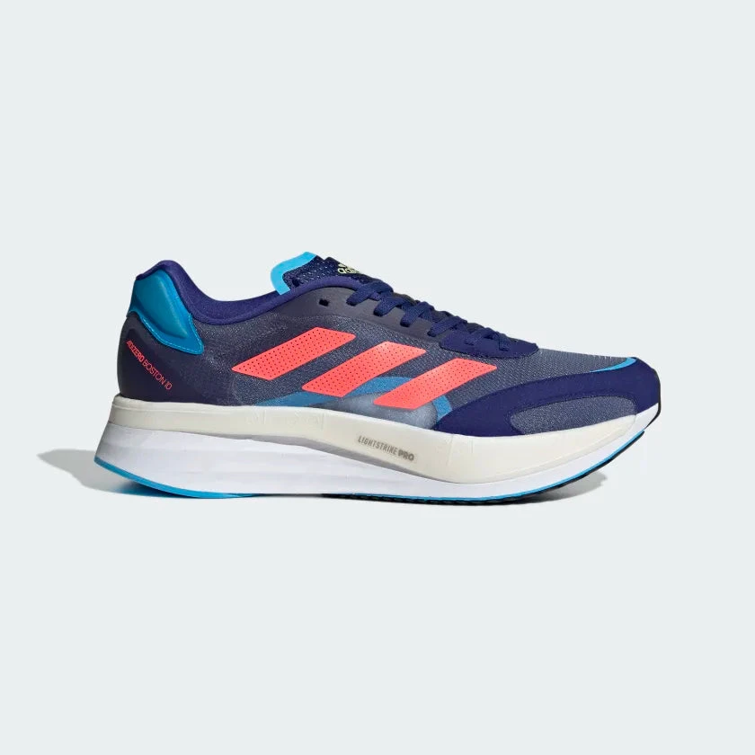 ADIDAS Men's Adizero Boston 10 (Legacy Indigo / Turbo / Sky Rush) 1 ADIDAS Men's Adizero Boston 10 (Legacy Indigo / Turbo / Sky Rush)