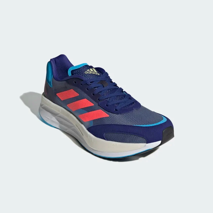 ADIDAS Men's Adizero Boston 10 (Legacy Indigo / Turbo / Sky Rush) 3 ADIDAS Men's Adizero Boston 10 (Legacy Indigo / Turbo / Sky Rush) - Image 3