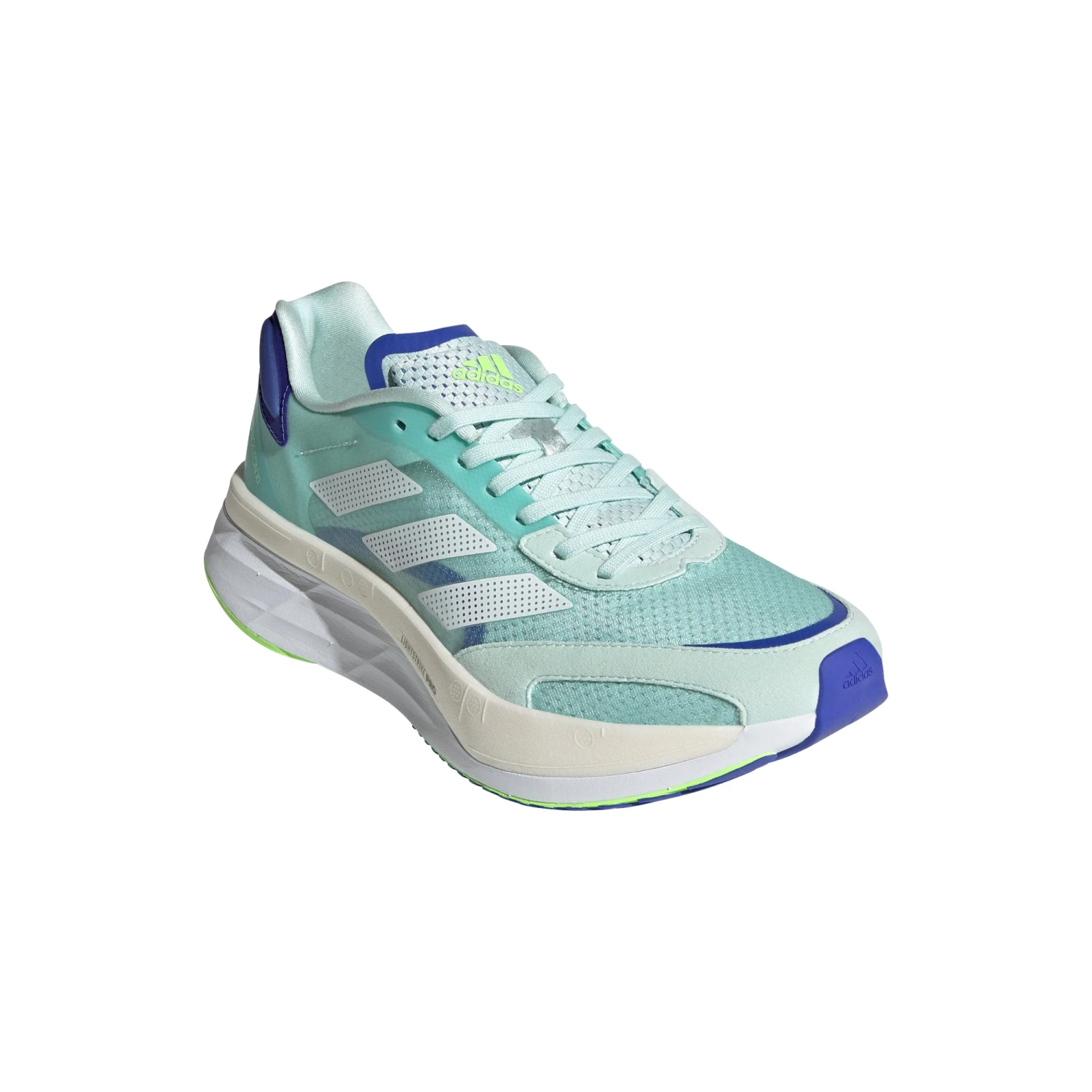 ADIDAS Women’s Adizero Boston 10 (Halo Mint/Cloud White/Sonic Ink) 3 ADIDAS Women’s Adizero Boston 10 (Halo Mint/Cloud White/Sonic Ink) - Image 3
