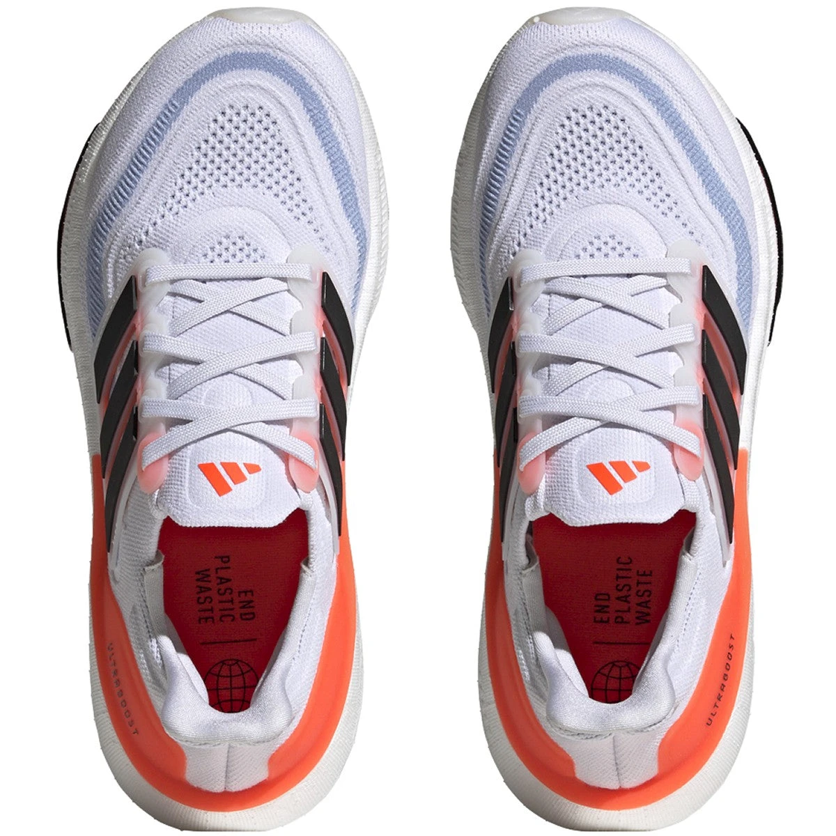 ADIDAS Women's Ultraboost Light (Footwear White/Core Black/Solar Red) 2 ADIDAS Women's Ultraboost Light (Footwear White/Core Black/Solar Red) - Image 2